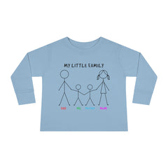 My Little Family Toddler Long Sleeve Tee