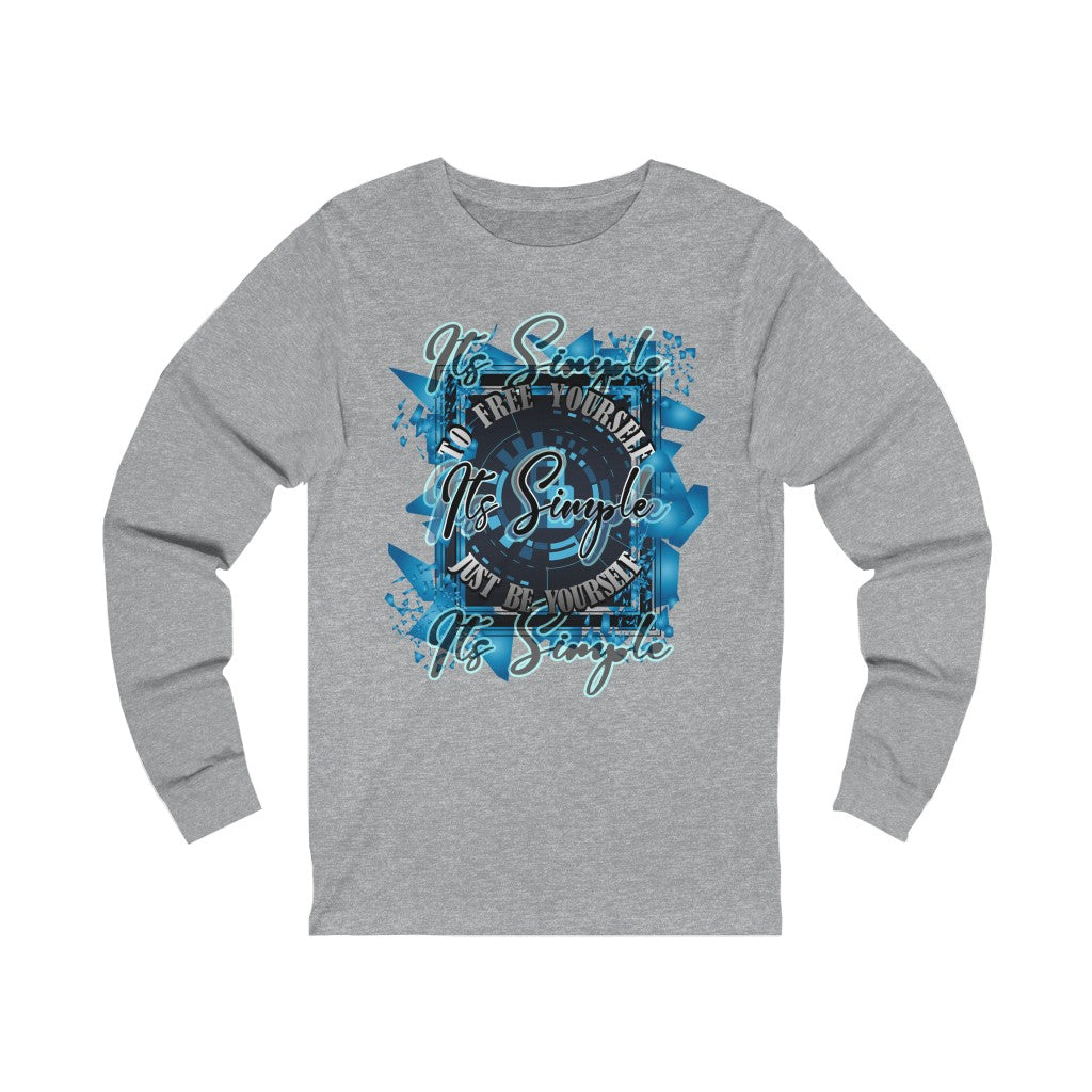 Free Yourself Be Yourself Unisex Jersey Long Sleeve Tee