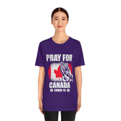 Pray For Canada Unisex Jersey Short Sleeve Tee