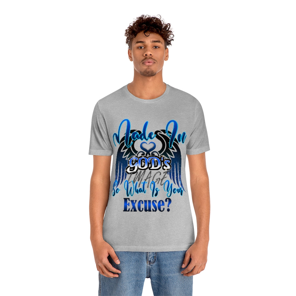 Made In Gods Image Unisex Jersey Short Sleeve Tee