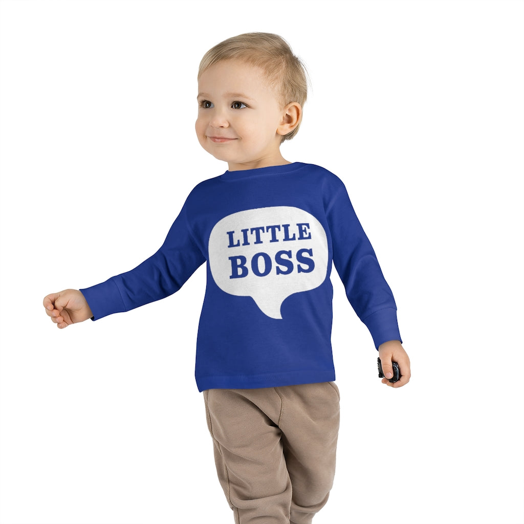 Little Boss Toddler Long Sleeve Tee