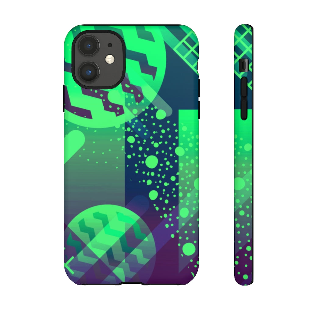 Zigzag Geometric iPhone Tough Cases