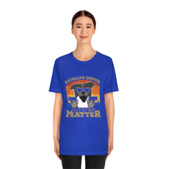 Australian Shepherd Lives Matter Unisex Jersey Short Sleeve Tee