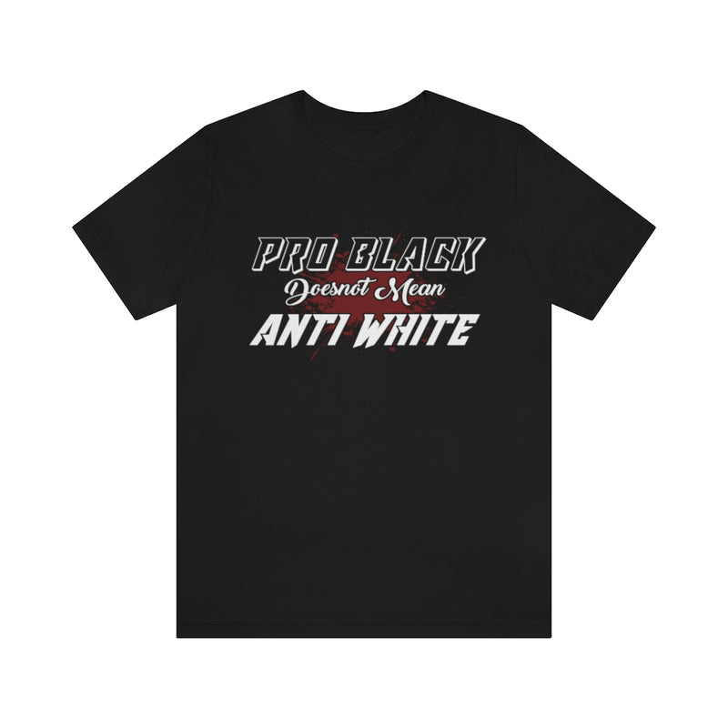 Pro Black Unisex Jersey Short Sleeve Tee