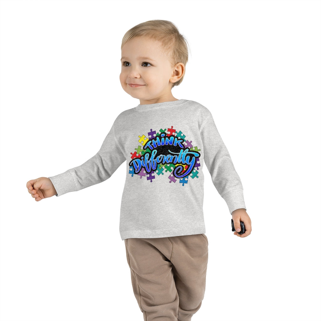 Think Differently Toddler Long Sleeve Tee