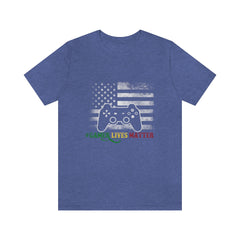 Gamer Lives Matter Unisex Jersey Short Sleeve Tee