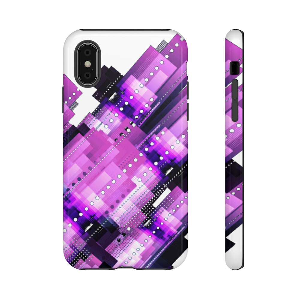 Ribbon Geometric iPhone Tough Cases