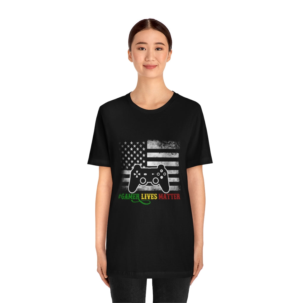 Gamer Lives Matter Unisex Jersey Short Sleeve Tee