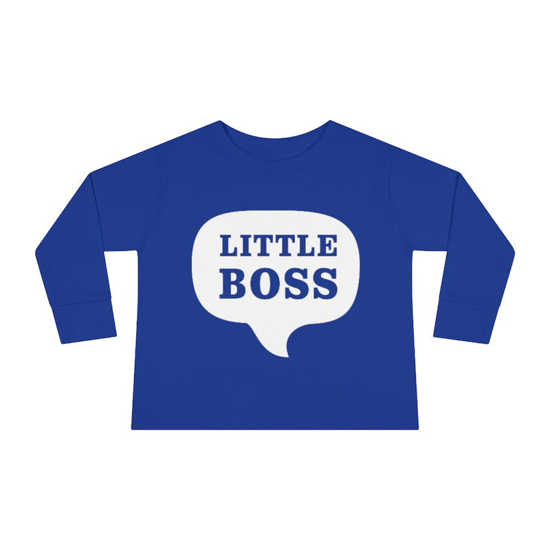 Little Boss Toddler Long Sleeve Tee