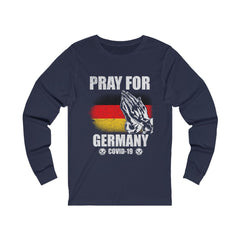 Pray For Germany Unisex Jersey Long Sleeve Tee