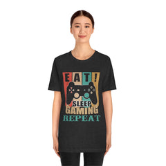 Gaming Repeat Unisex Jersey Short Sleeve Tee