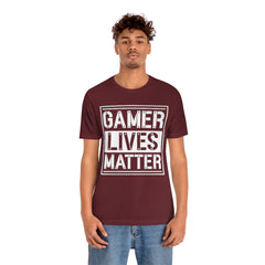 Gamer Lives Matter Unisex Jersey Short Sleeve Tee