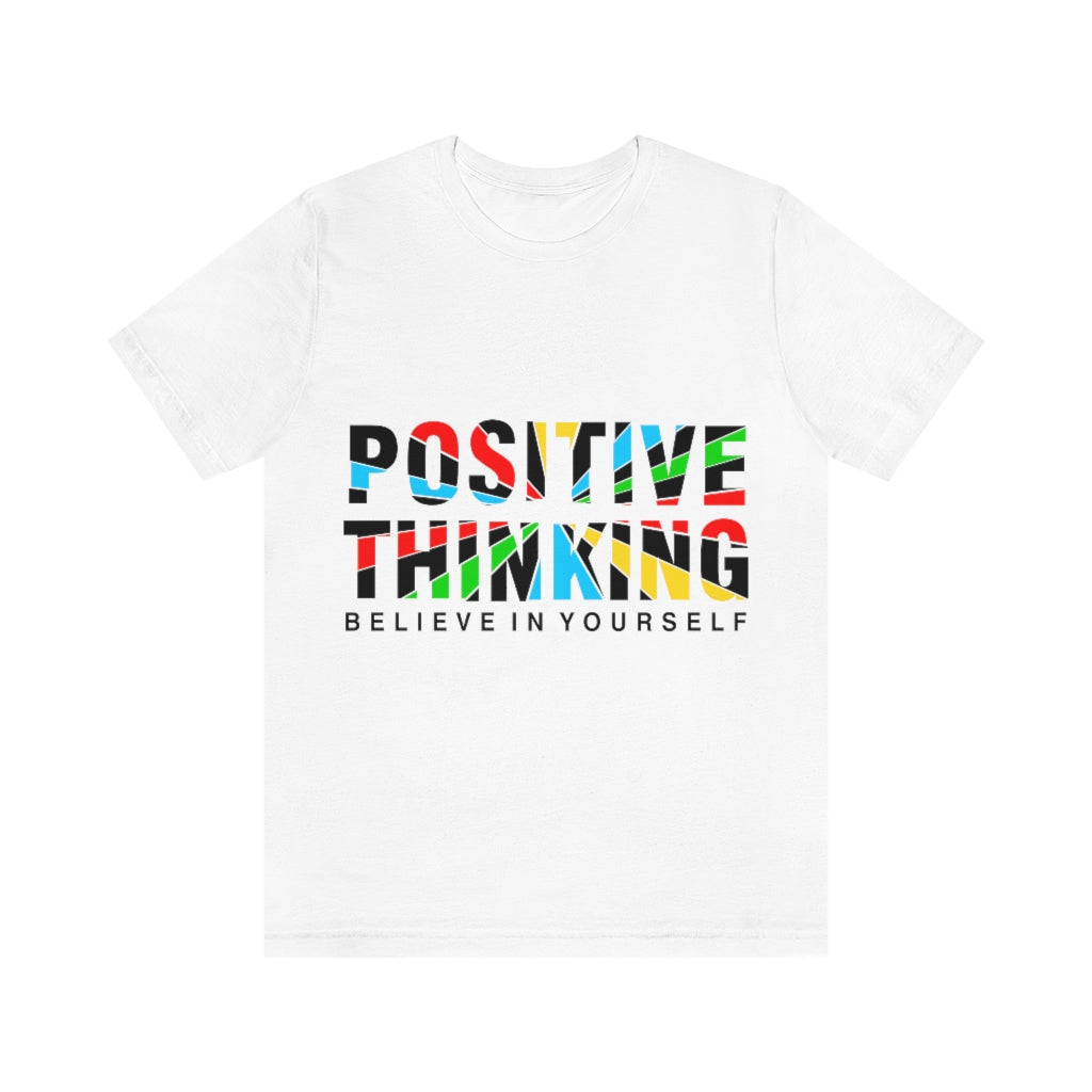 Positive Thinking Unisex Jersey Short Sleeve Tee