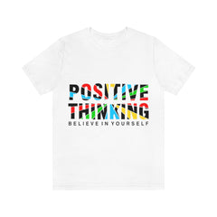 Positive Thinking Unisex Jersey Short Sleeve Tee