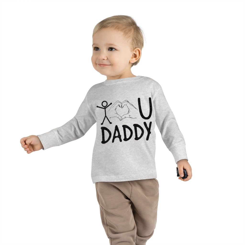 Love Daddy Toddler Long Sleeve Tee