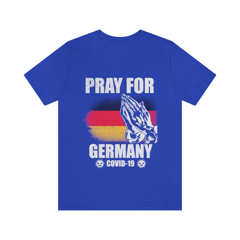 Pray For Germany Unisex Jersey Short Sleeve Tee