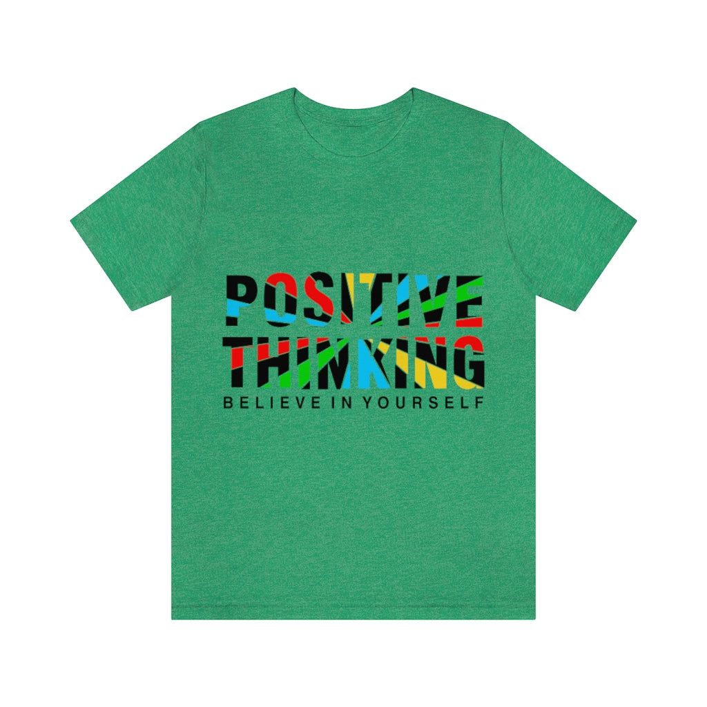 Positive Thinking Unisex Jersey Short Sleeve Tee