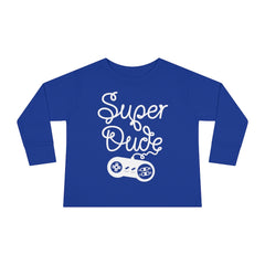 Super Dude Toddler Long Sleeve Tee