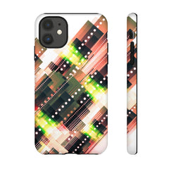 Ribbon Geometric iPhone Tough Cases