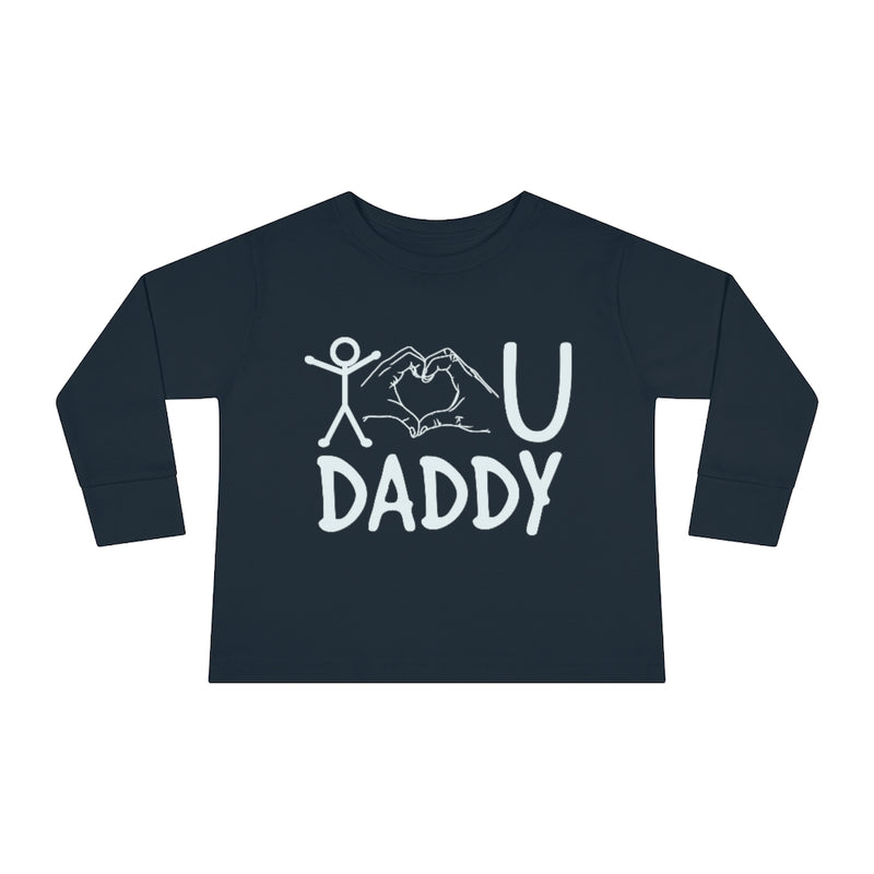 Love Daddy Toddler Long Sleeve Tee