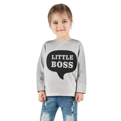 Little Boss Toddler Long Sleeve Tee