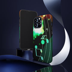 Lost Notes Music iPhone Tough Cases