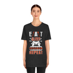 Gaming Repeat Unisex Jersey Short Sleeve Tee