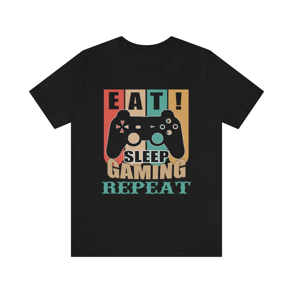 Gaming Repeat Unisex Jersey Short Sleeve Tee