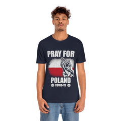 Pray For Poland Unisex Jersey Short Sleeve Tee