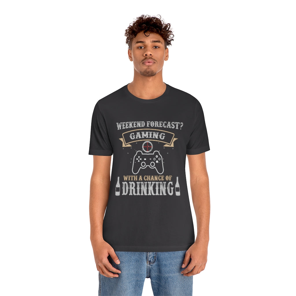 Weekend Forecast Unisex Jersey Short Sleeve Tee