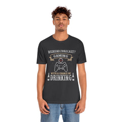 Weekend Forecast Unisex Jersey Short Sleeve Tee