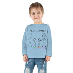 My Little Family Toddler Long Sleeve Tee