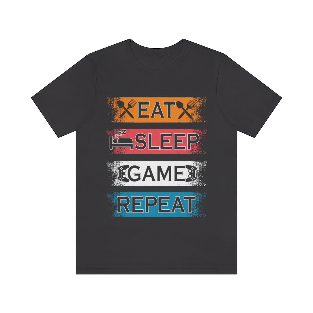 Gaming Repeat Unisex Jersey Short Sleeve Tee