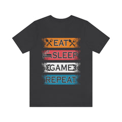 Gaming Repeat Unisex Jersey Short Sleeve Tee