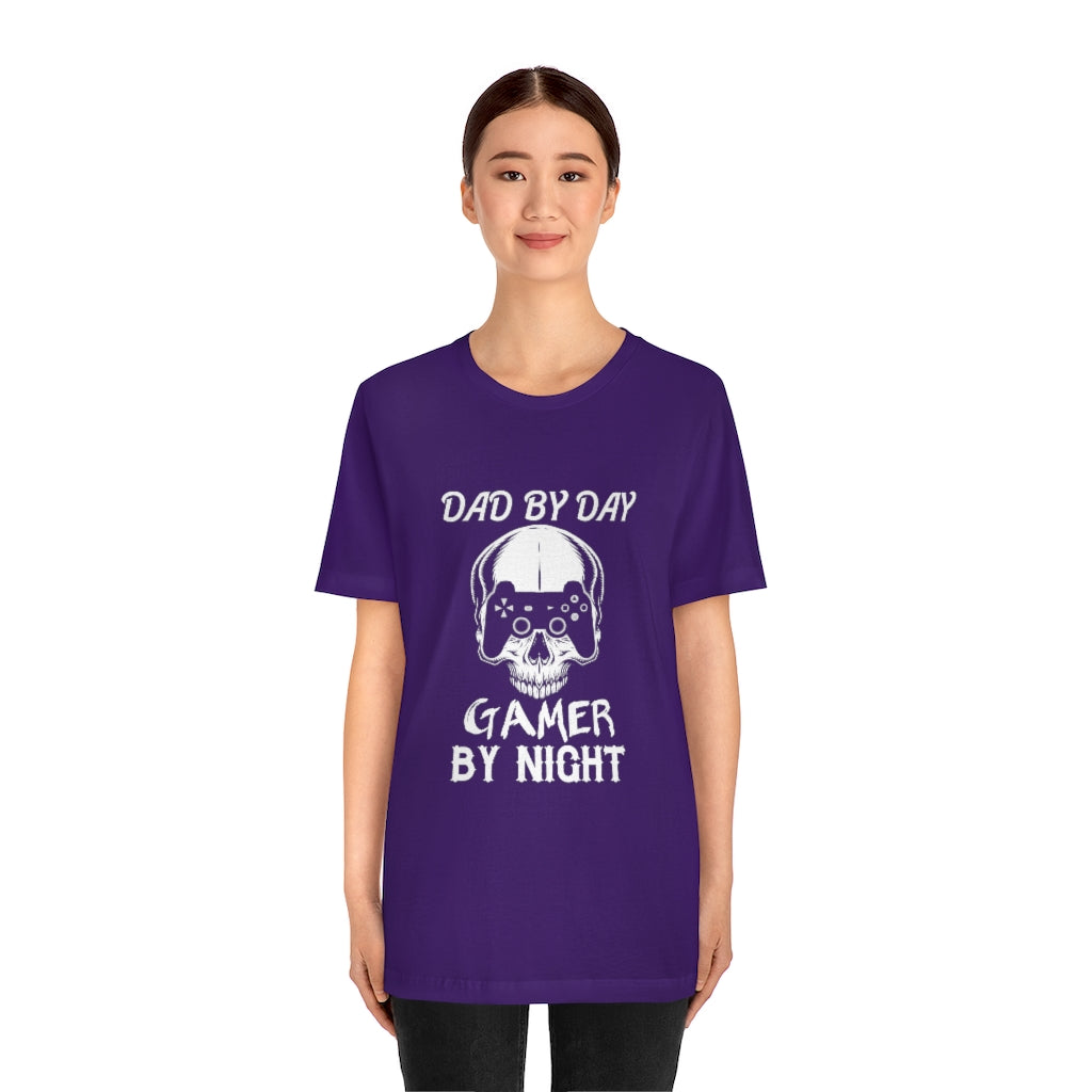 Gamer By Night Unisex Jersey Short Sleeve Tee