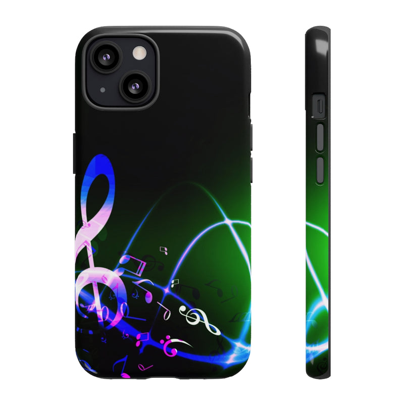 Floating Notes Music iPhone Tough Cases