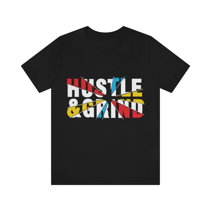 Hustle And Grind Unisex Jersey Short Sleeve Tee