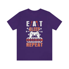 Gaming Repeat Unisex Jersey Short Sleeve Tee