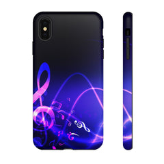 Floating Notes Music iPhone Tough Cases