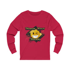 Honor Your Happy Unisex Jersey Long Sleeve Tee