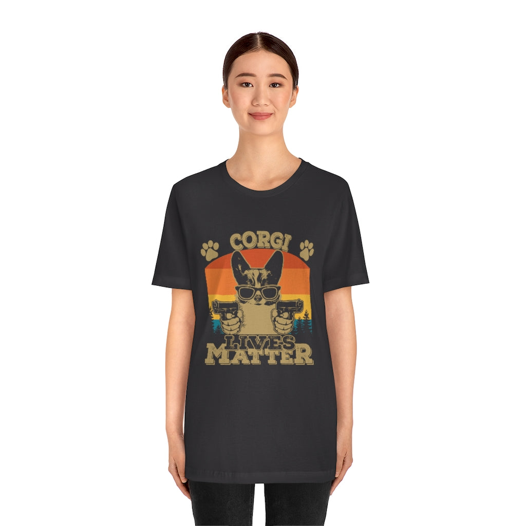 Corgi Lives Matter Unisex Jersey Short Sleeve Tee