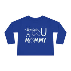 Love Mommy Toddler Long Sleeve Tee
