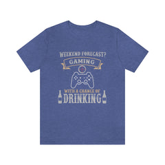 Weekend Forecast Unisex Jersey Short Sleeve Tee