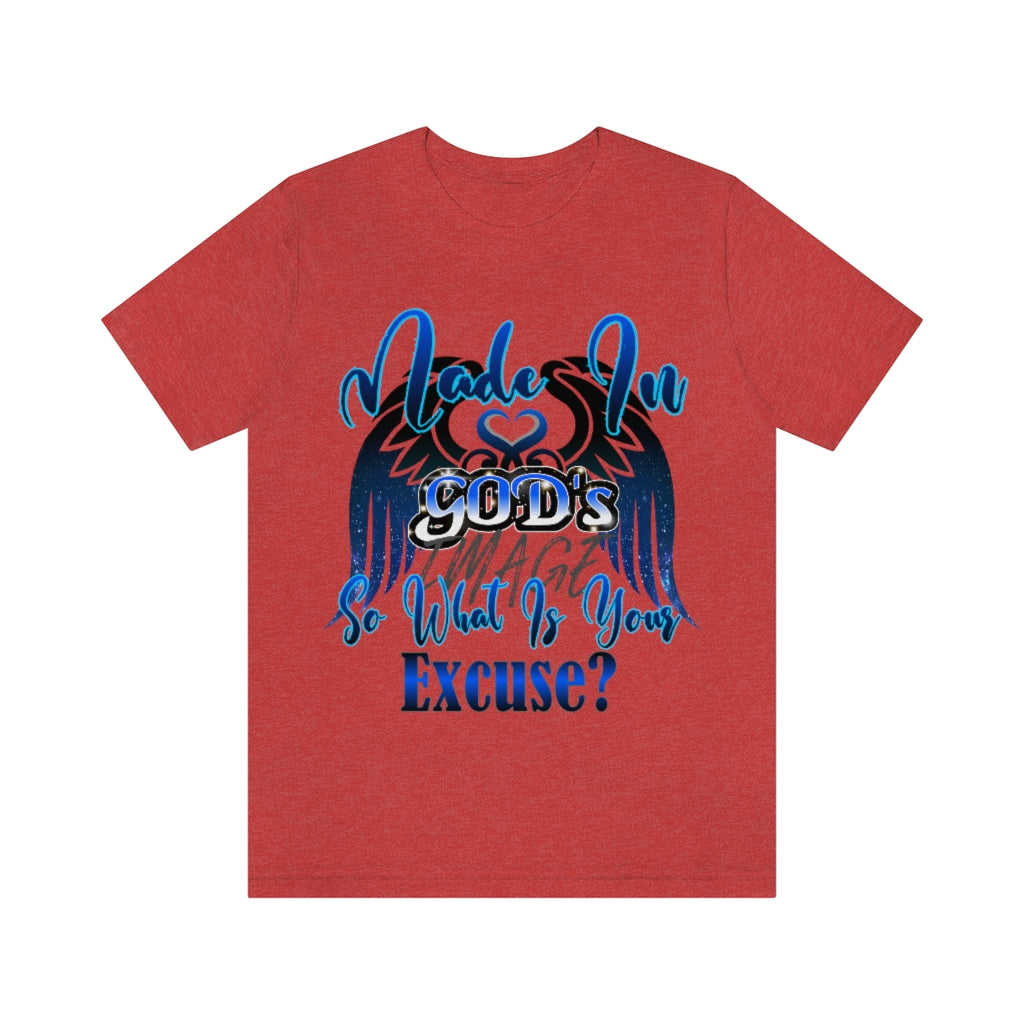 Made In Gods Image Unisex Jersey Short Sleeve Tee