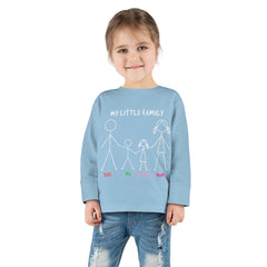 My Little Family Toddler Long Sleeve Tee
