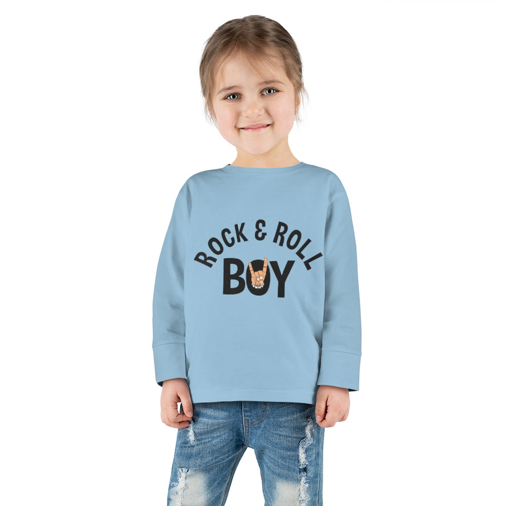 Rock And Roll Toddler Long Sleeve Tee