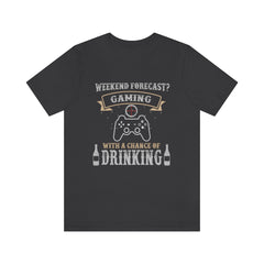 Weekend Forecast Unisex Jersey Short Sleeve Tee