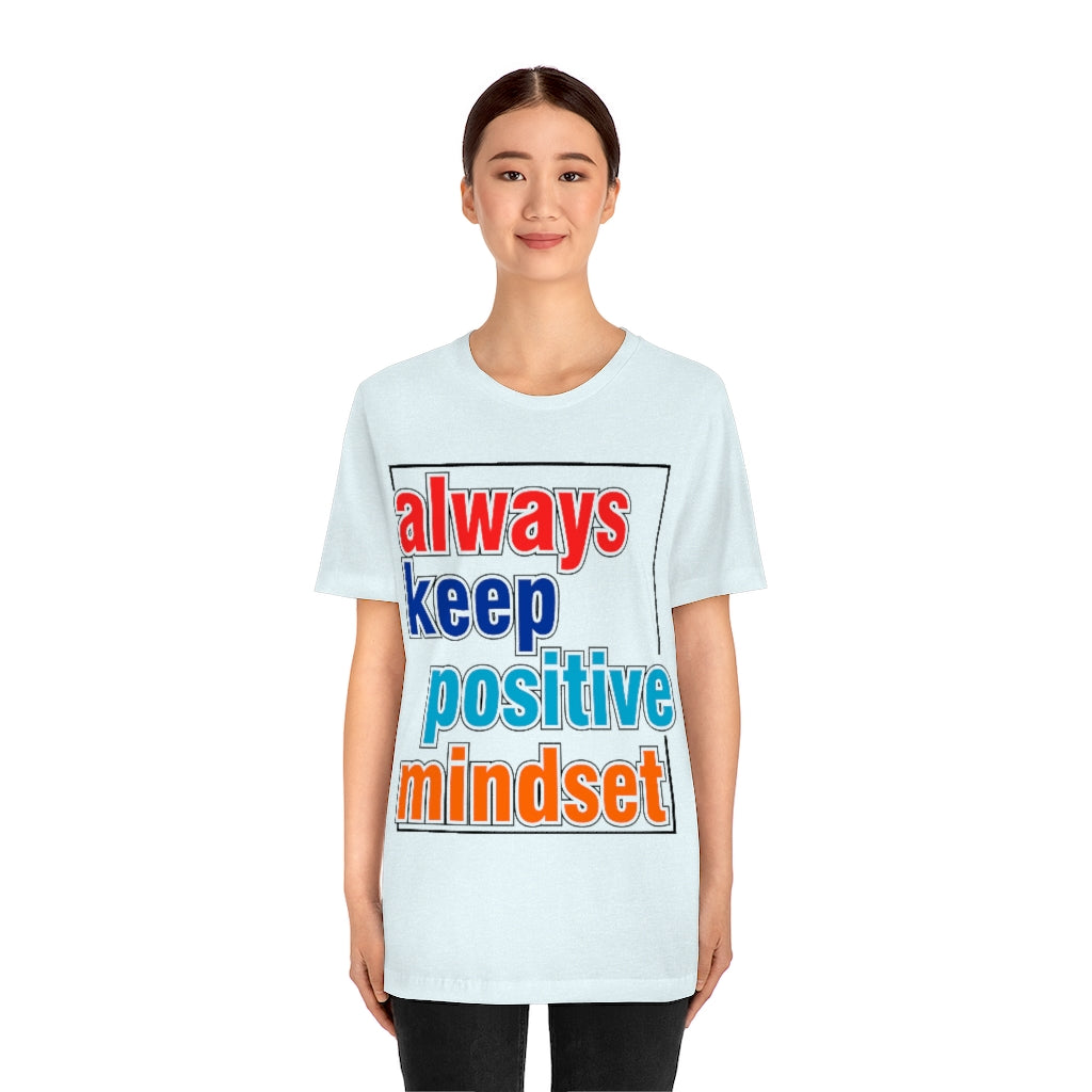 Positive Mindset Unisex Jersey Short Sleeve Tee