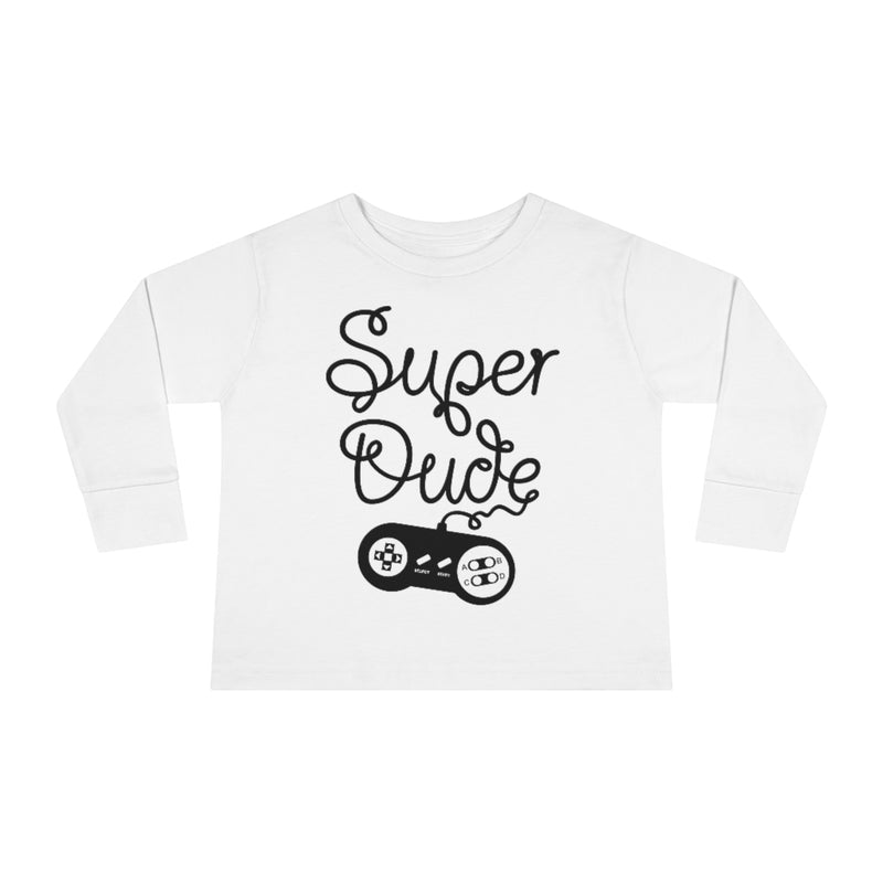 Super Dude Toddler Long Sleeve Tee