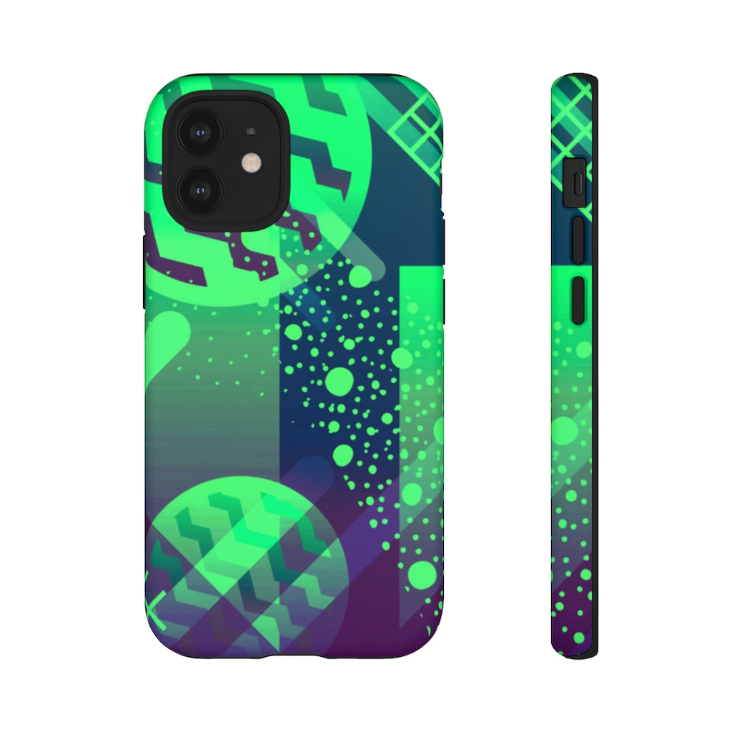 Zigzag Geometric iPhone Tough Cases